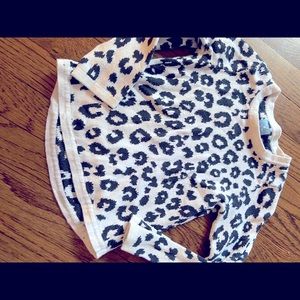 Baby Gap leopard sweater. Girls 2.